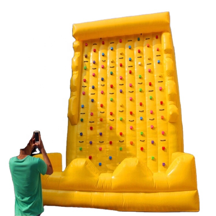Kids Outdoor Fun - Inflatable Rock Climbing Wall, PVC Material