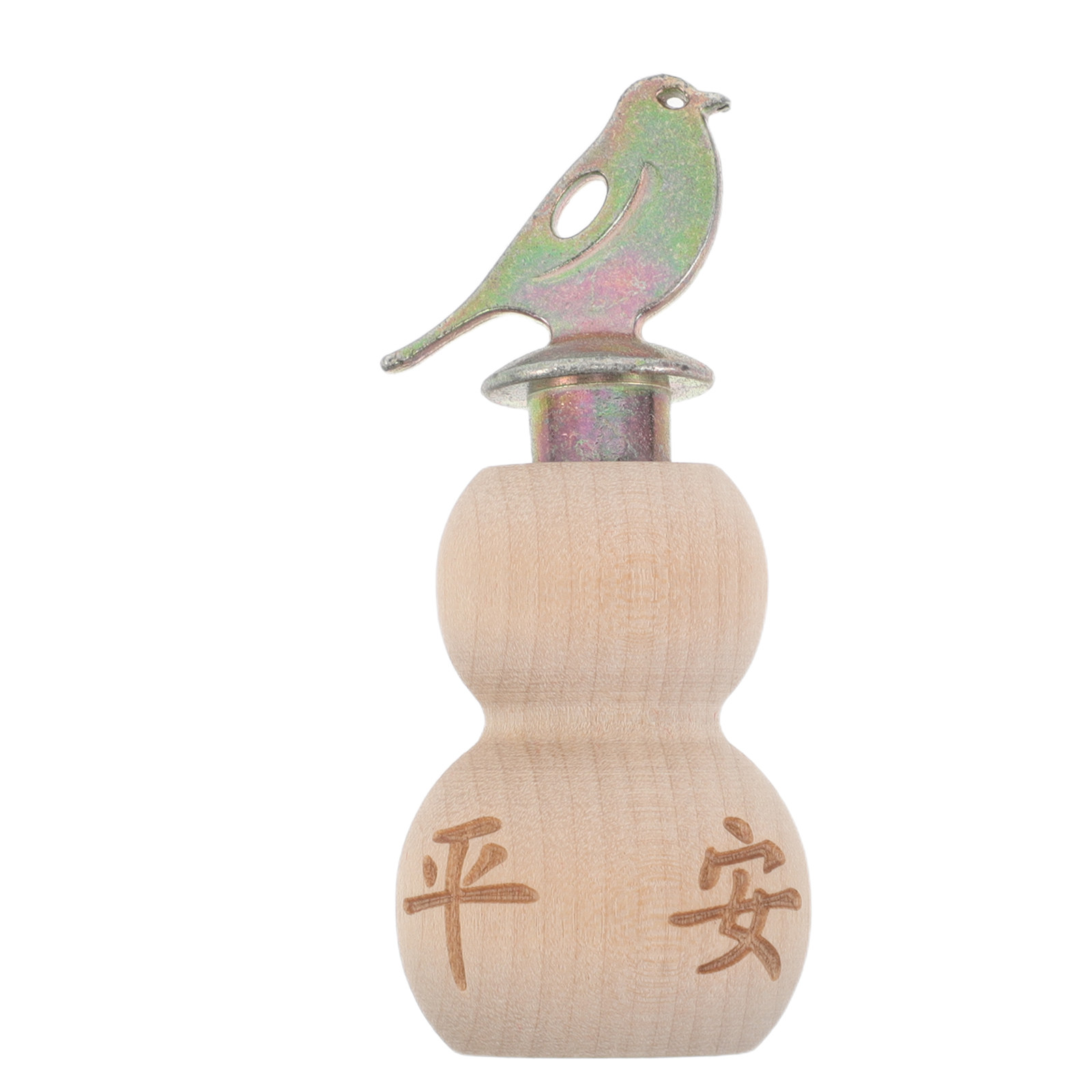 Kids Outdoor Fun - Hand-Twist Wooden Bird Whistle Gourd Design