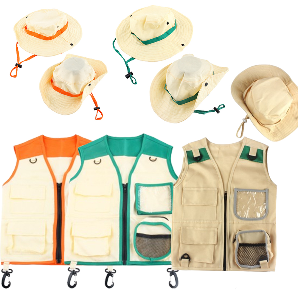 Kids Outdoor Explorer Set - Kids Explorer Costume Set Adventure Vest