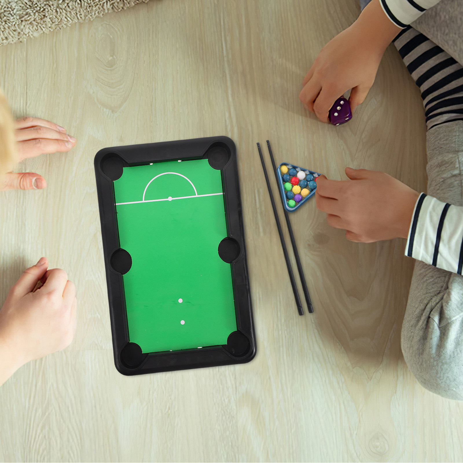 Kids Outdoor Games - 1 Set Children Mini Pool Table