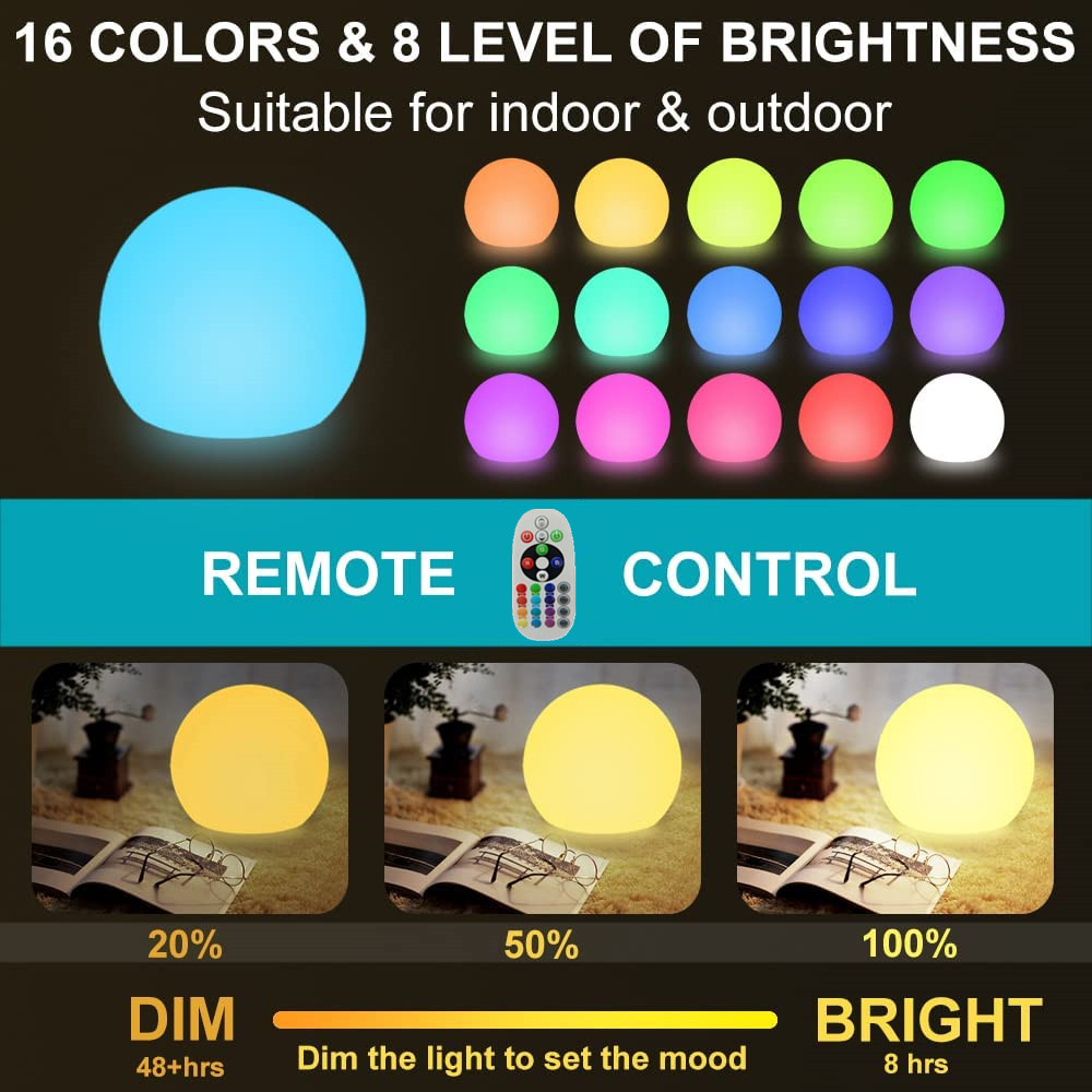 Rechargeable LED Glowing Ball  - Kids Outdoor Ball ulasan dan harga