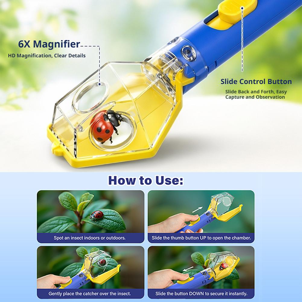 Handheld Insect Catcher Viewer - Kids Outdoor Explorer Set ulasan dan harga