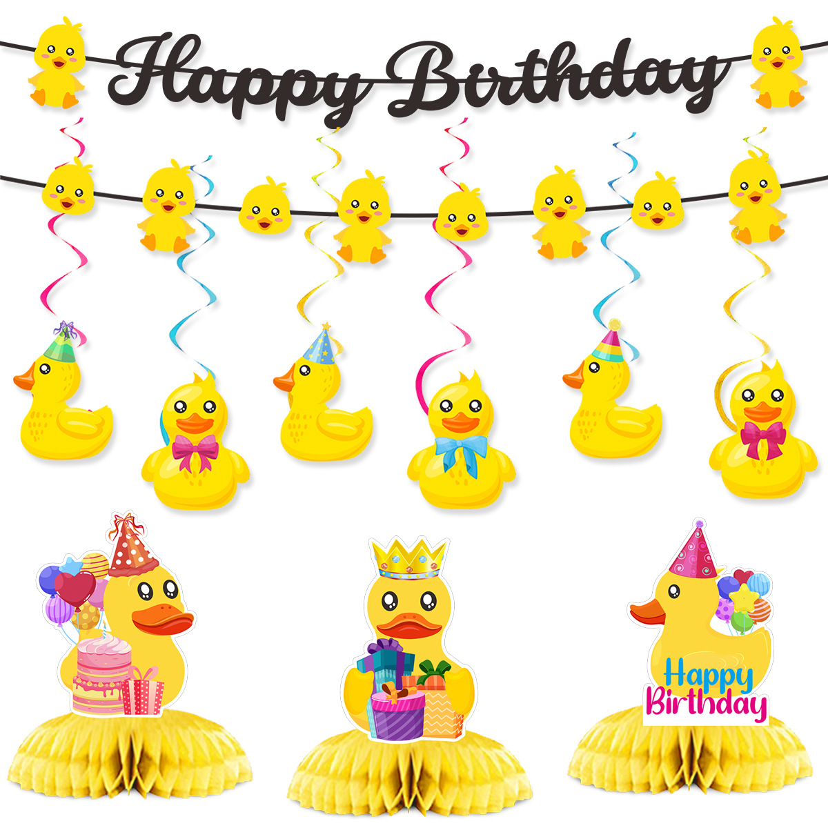 Cute Swim Duck Theme Happy Bir - Kids Outdoor Merry Go Round ulasan dan harga