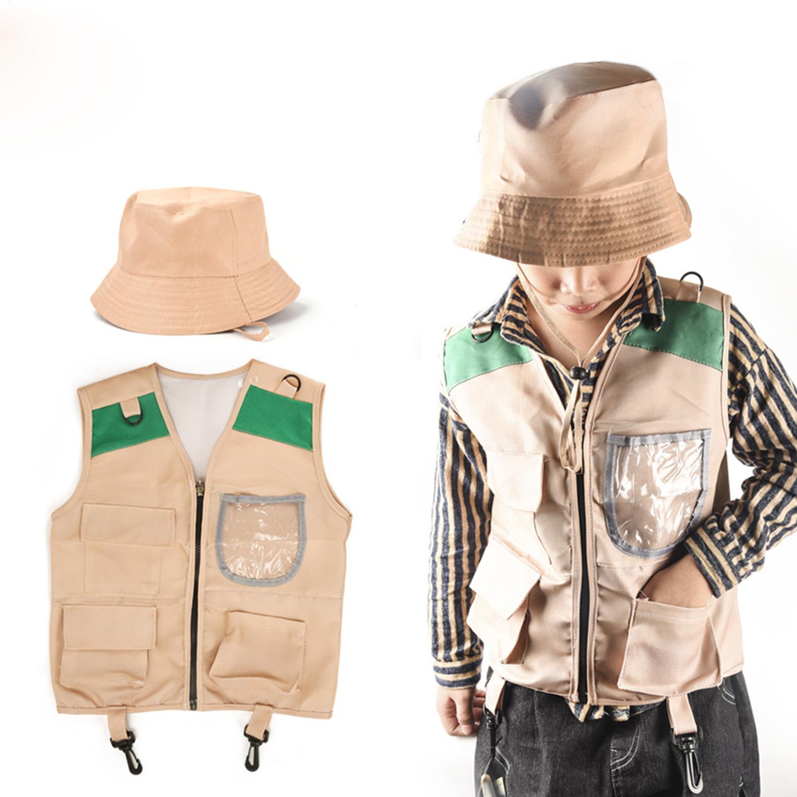 Kids Explorer hat and vest Cos - Kids Outdoor Explorer Set ulasan dan harga