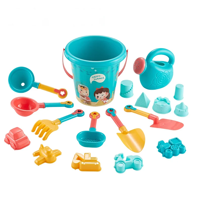 18PCS Beach Toy Set Bucket Sea - Kids Outdoor Car ulasan dan harga