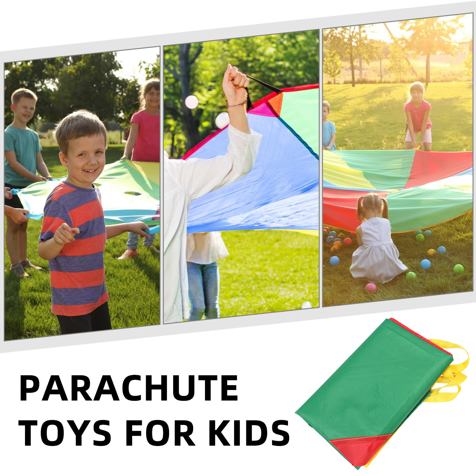 Colorful Rainbow Parachute Kid - Kids Outdoor Activities ulasan dan harga