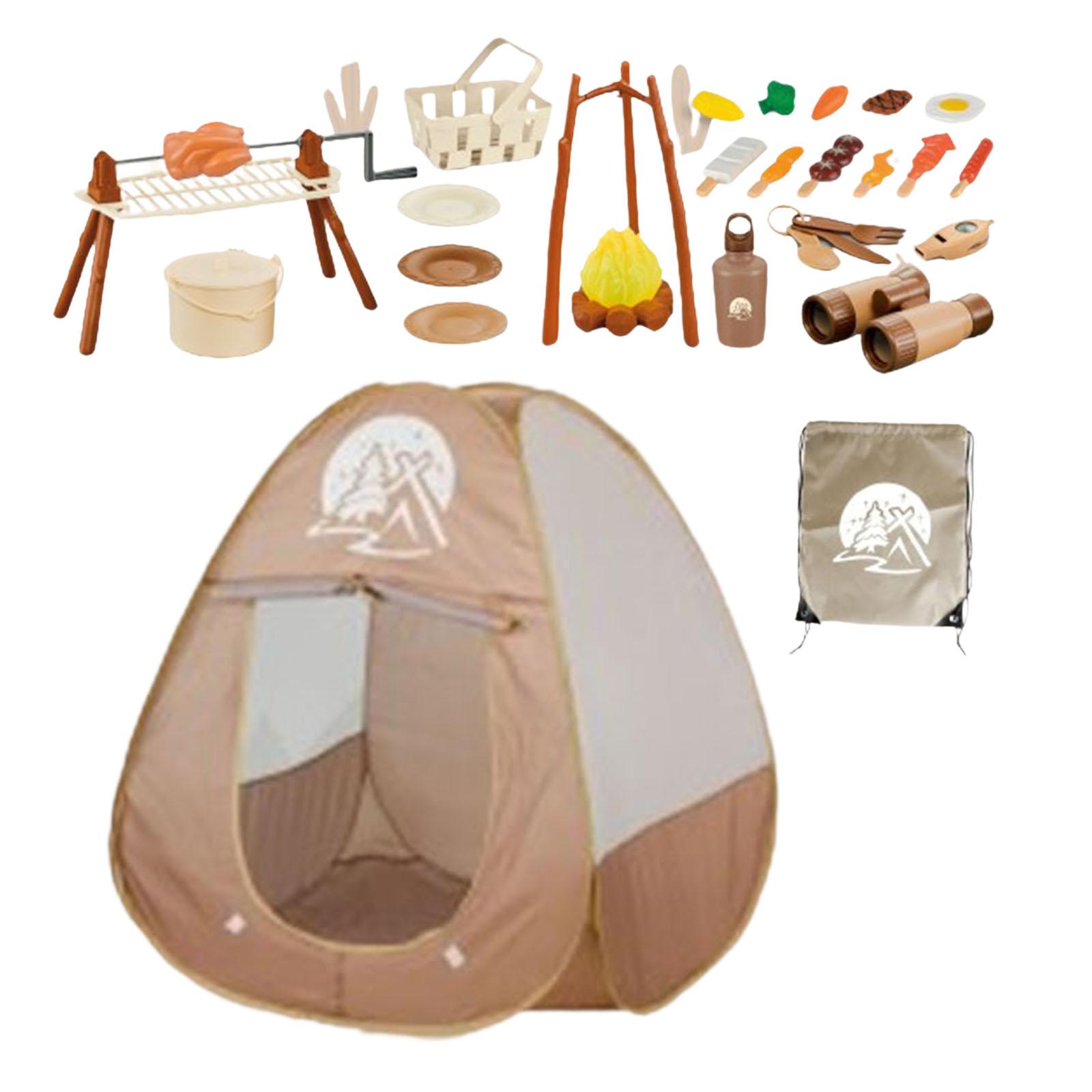 34Pcs Kids Camping Set Picnic  - Kids Outdoor Grill ulasan dan harga