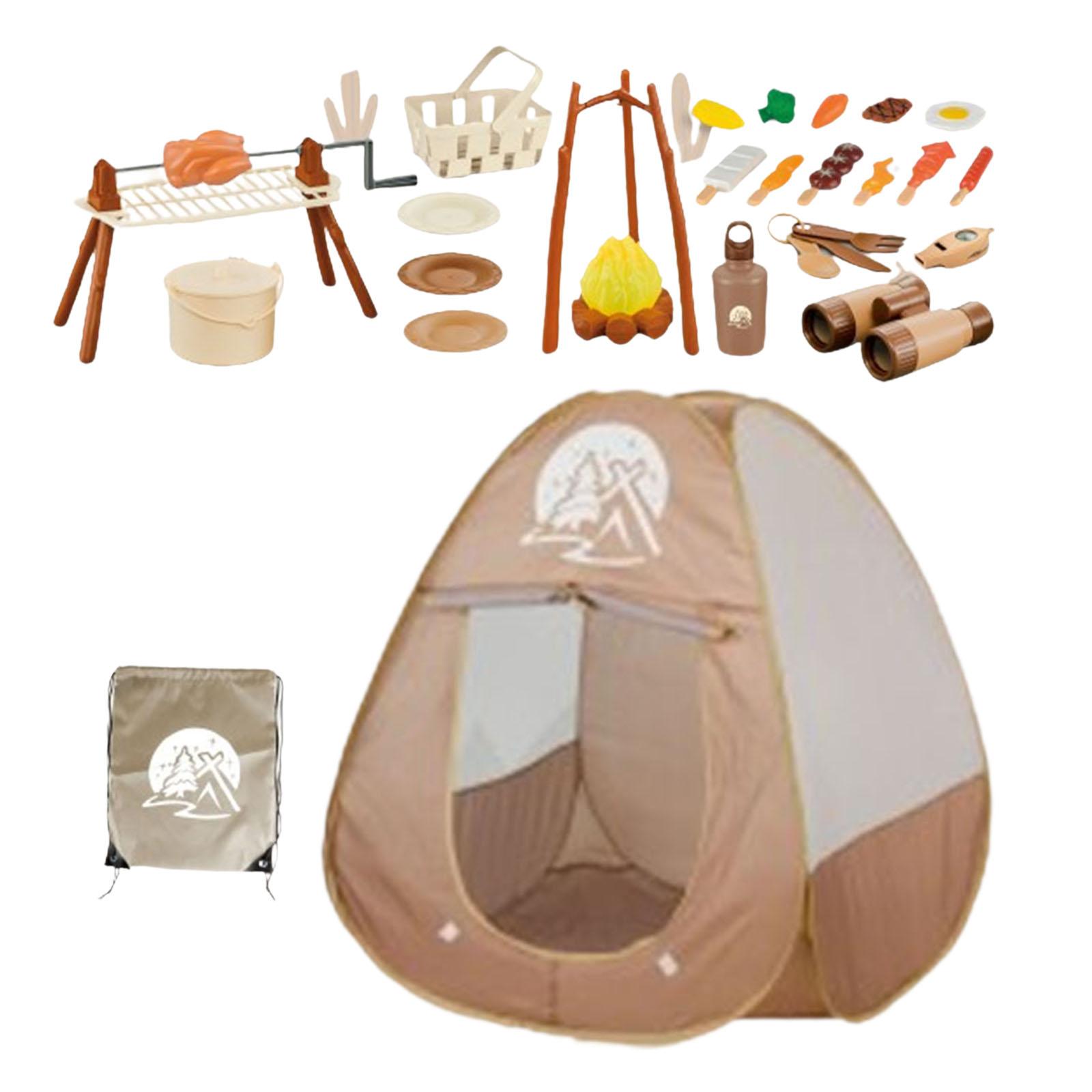 34Pcs Kids Camping Set Picnic  - Kids Outdoor Grill ulasan dan harga