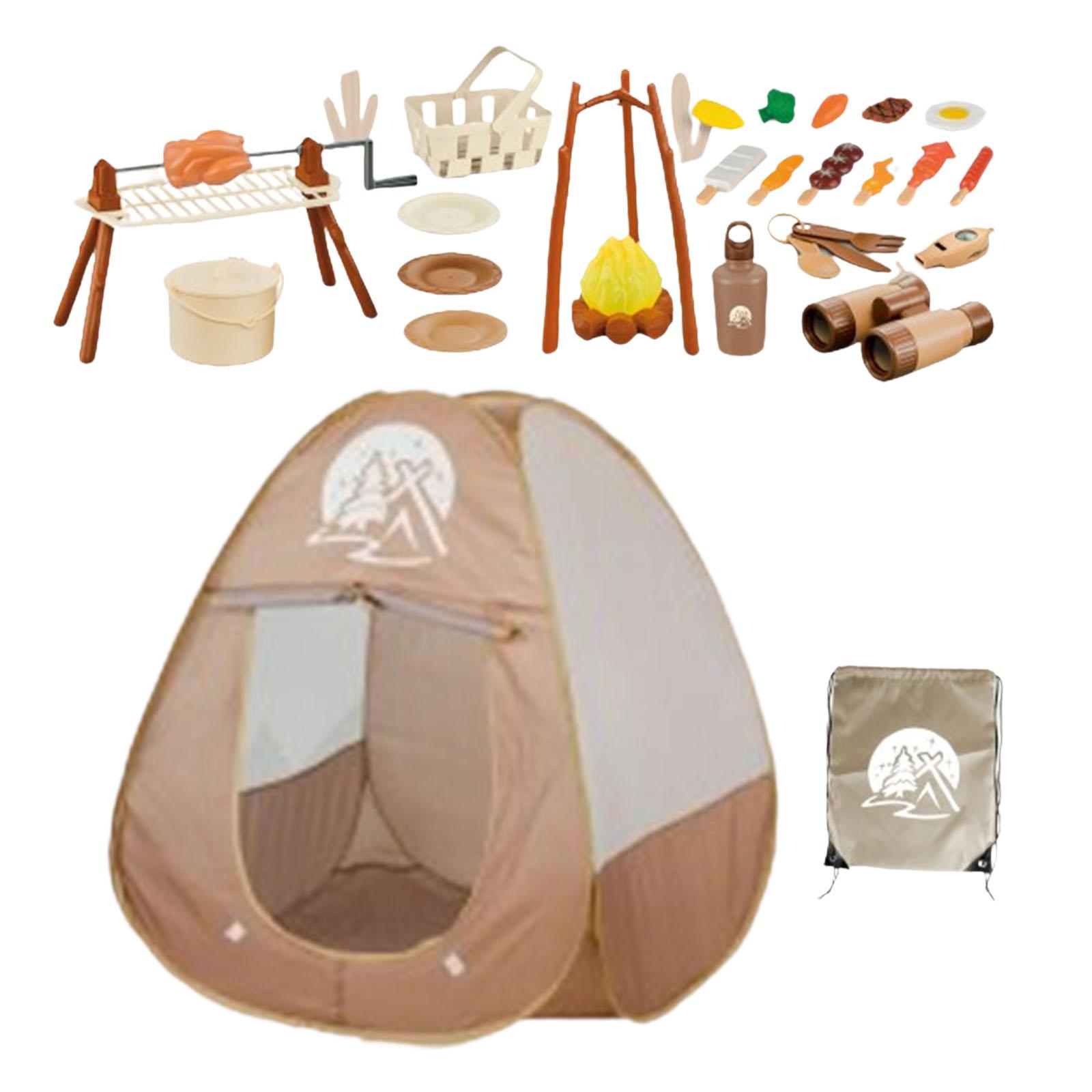 34Pcs Kids Camping Set Picnic  - Kids Outdoor Grill ulasan dan harga