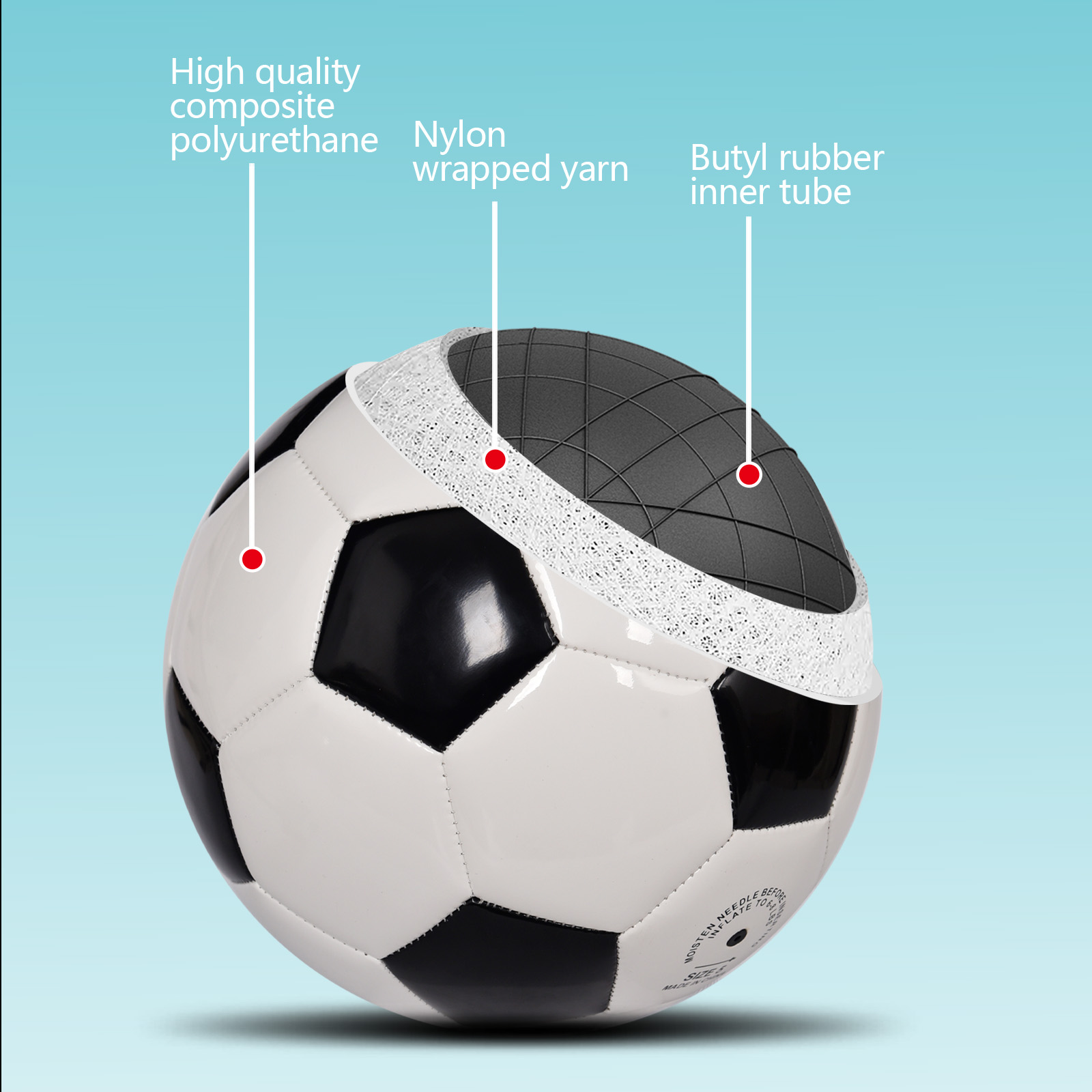 Soccer Ball-Official Size 5 Cl - Kids Outdoor Ball ulasan dan harga