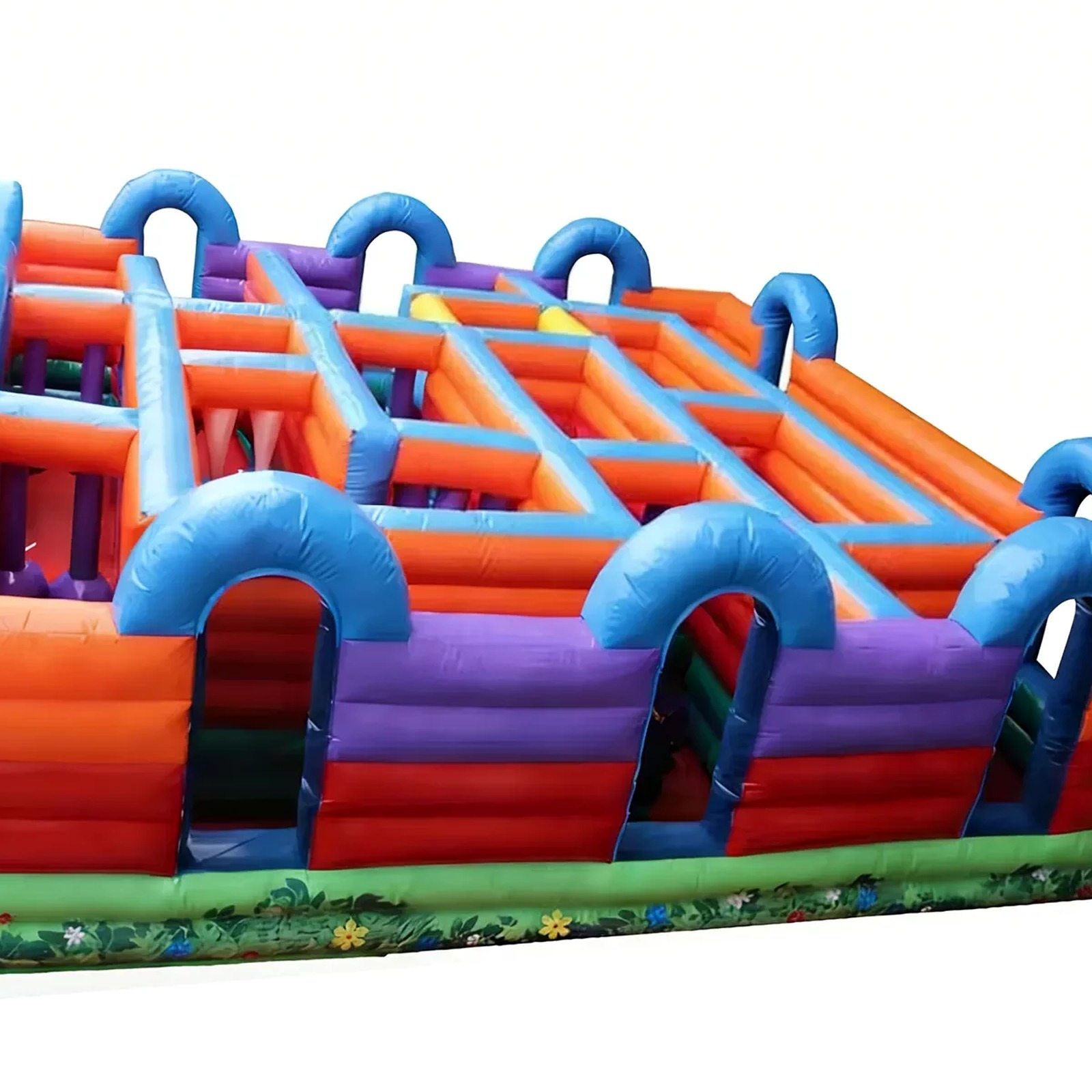 Commercial Orange Blue Obstacl - Kids Outdoor Fun ulasan dan harga
