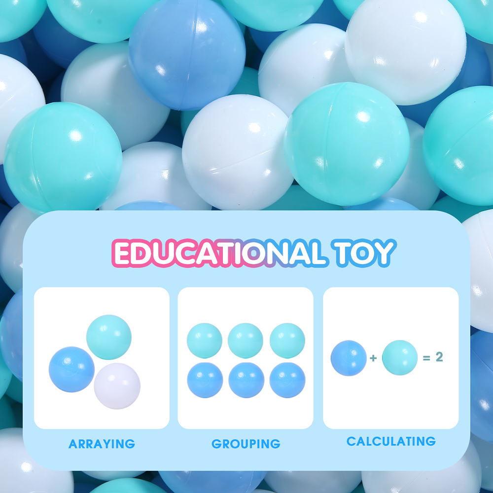 100Pcs Colors Plastic Balls Wa - Kids Outdoor Grill ulasan dan harga