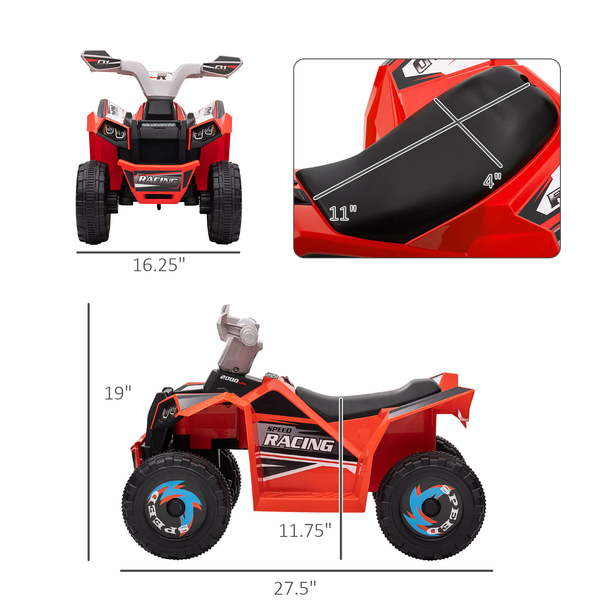 Car 6V with Kids Durable Desig - Kids Outdoor Electric Car ulasan dan harga