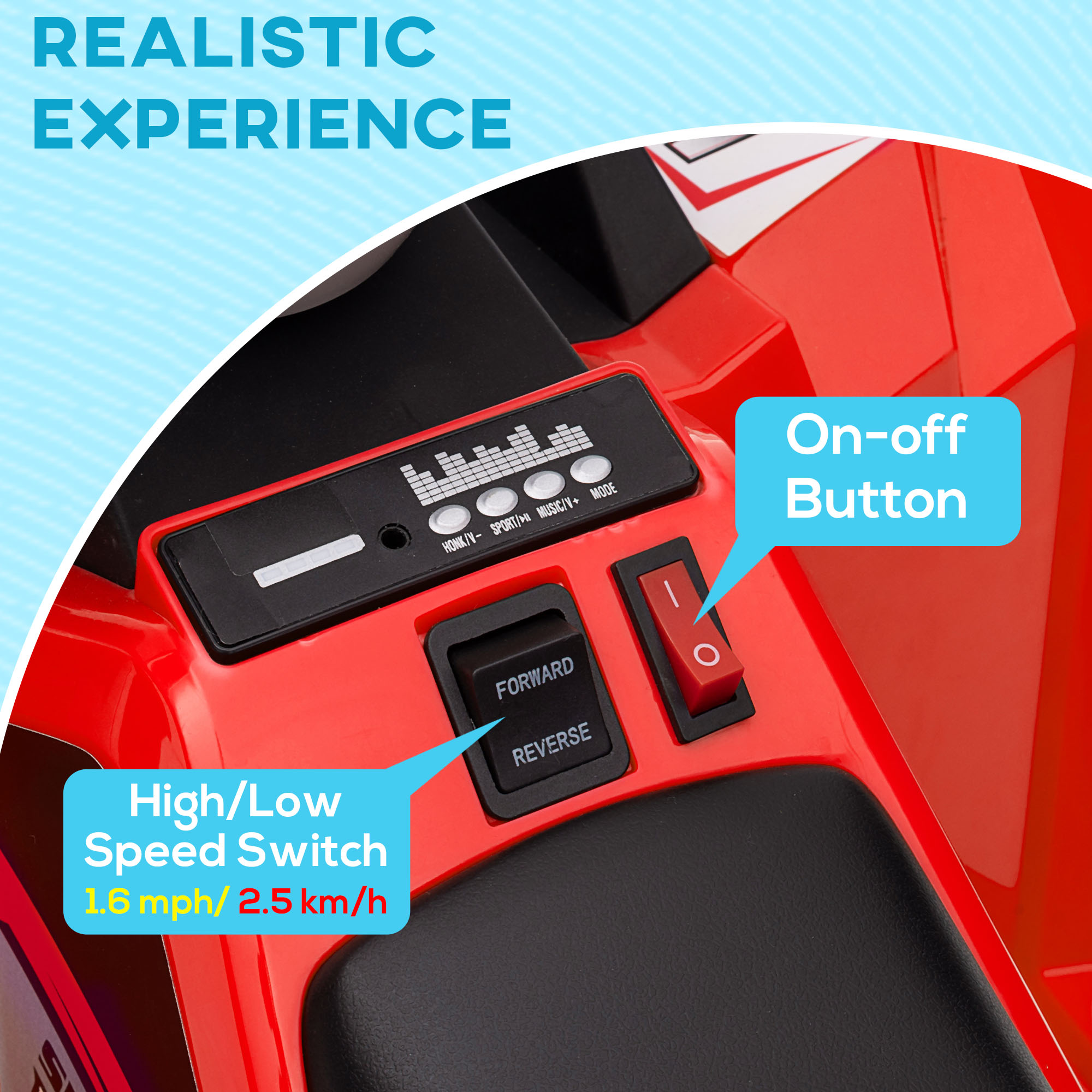 Car 6V with Kids Durable Desig - Kids Outdoor Electric Car ulasan dan harga