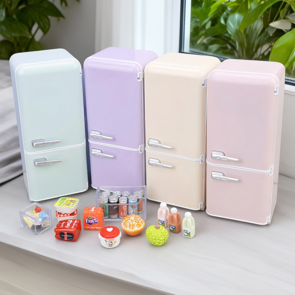 33pcs Kids Mini Fridge Playset - Kids Outdoor Kitchen Set ulasan dan harga