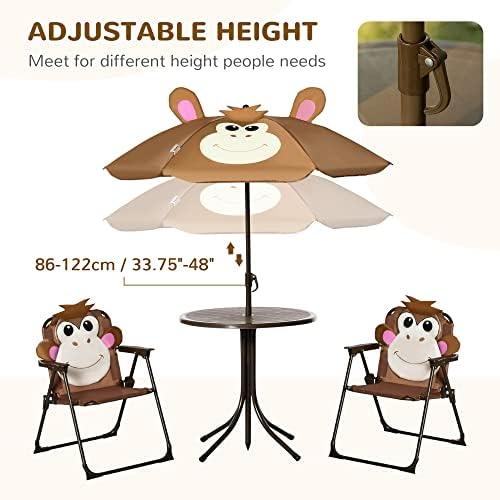 Kids Table and Chair Set Picni - Kids Outdoor Table With Umbrella ulasan dan harga