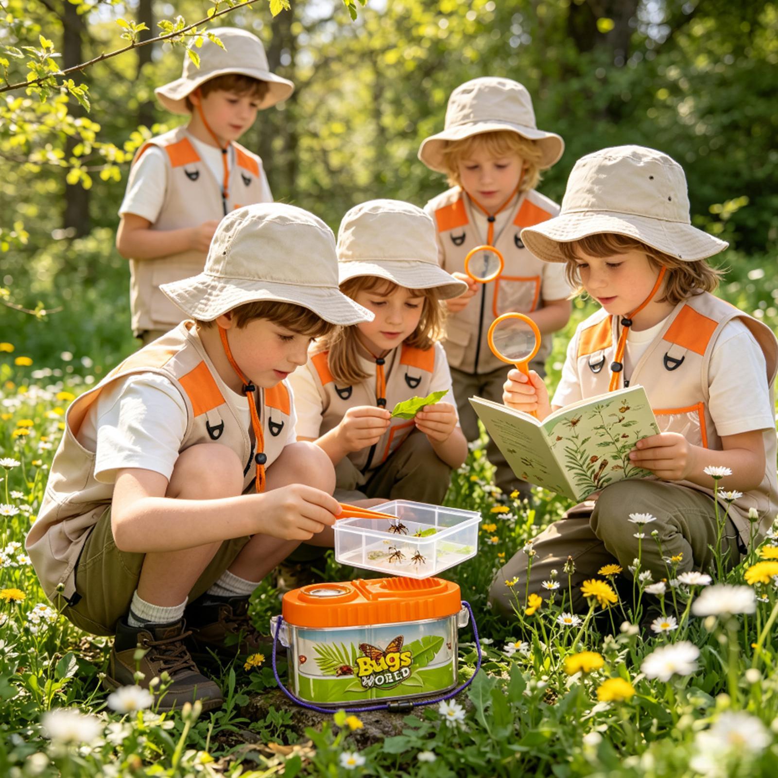 Kids Adventure Kit With Magnif - Kids Outdoor Explorer Set ulasan dan harga