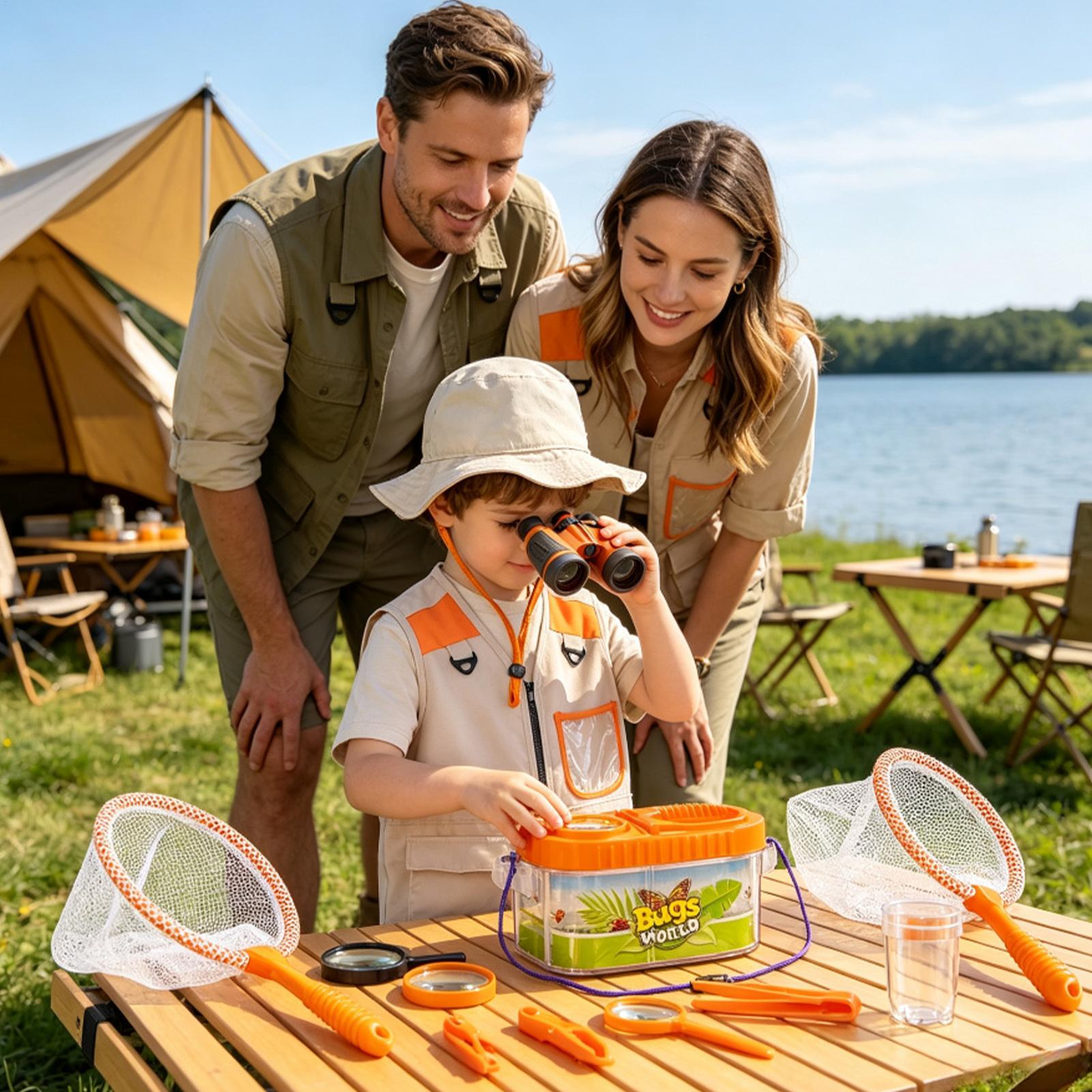 Kids Adventure Kit With Magnif - Kids Outdoor Explorer Set ulasan dan harga