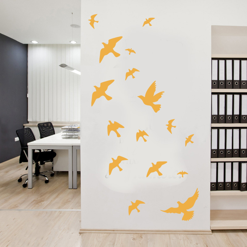 12Pcs/set Bird Wall Stickers H - Kids Outdoor Kitchen Set ulasan dan harga