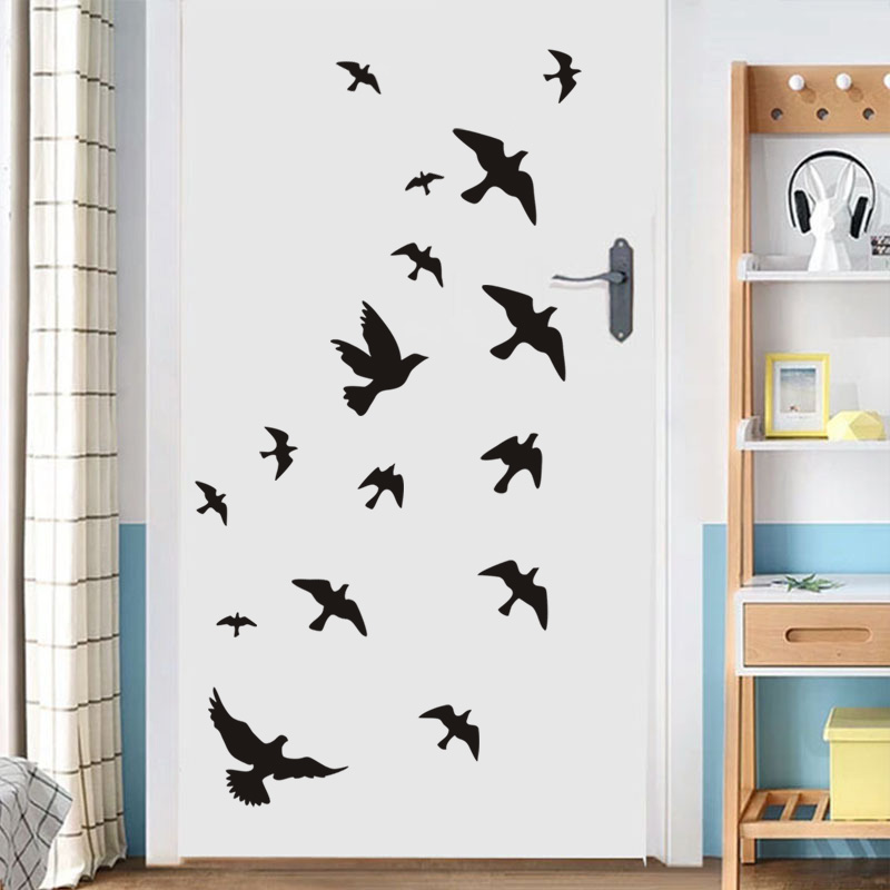 12Pcs/set Bird Wall Stickers H - Kids Outdoor Kitchen Set ulasan dan harga