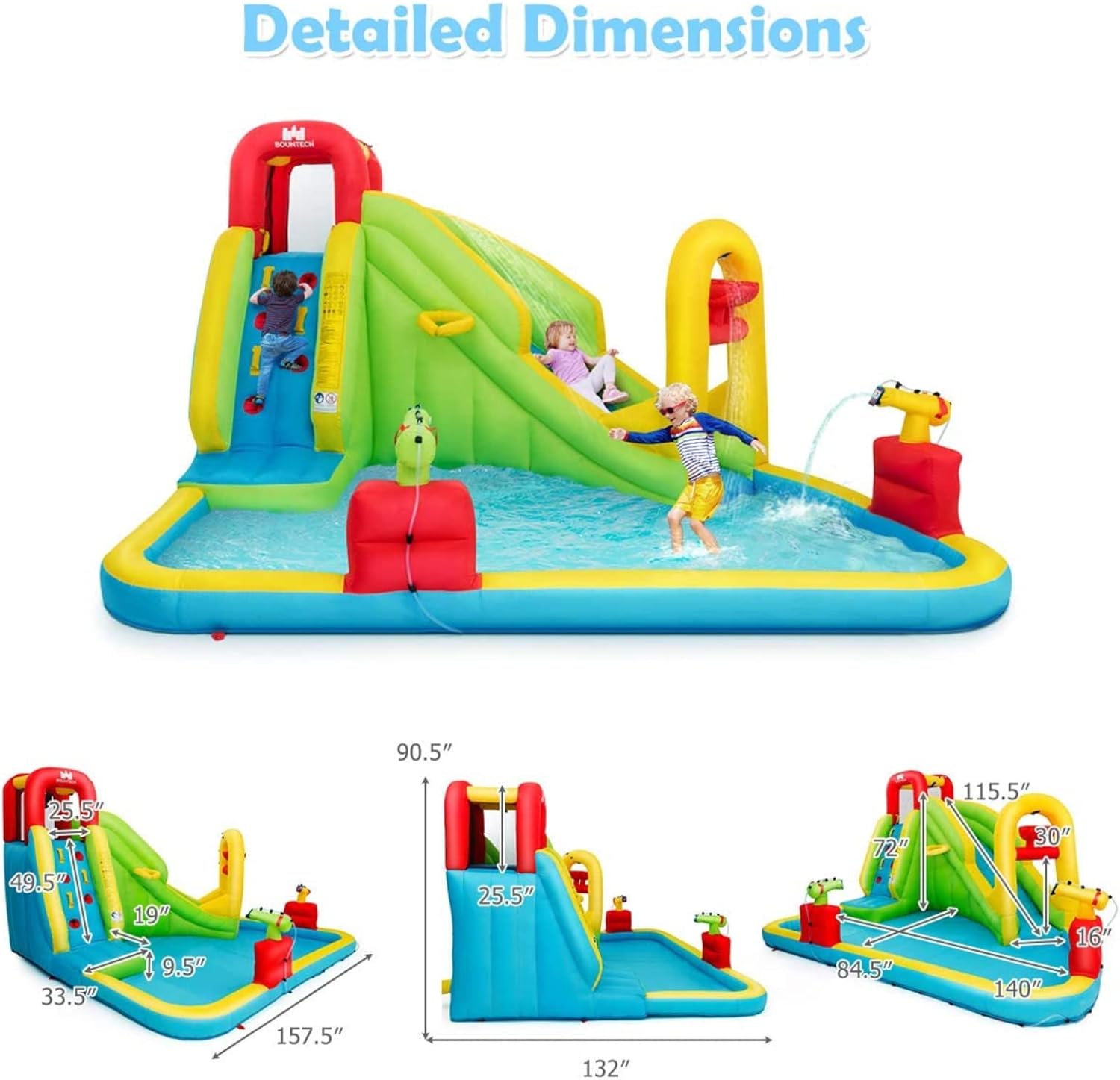 Mega Inflatable Water Park Bou - Kids Outdoor Fun ulasan dan harga