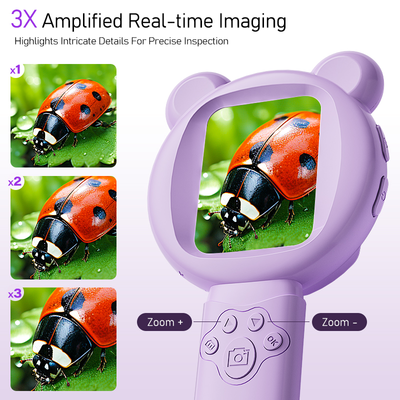 Kids Digital Magnifier 2.8’’ S - Kids Outdoor Microscope ulasan dan harga