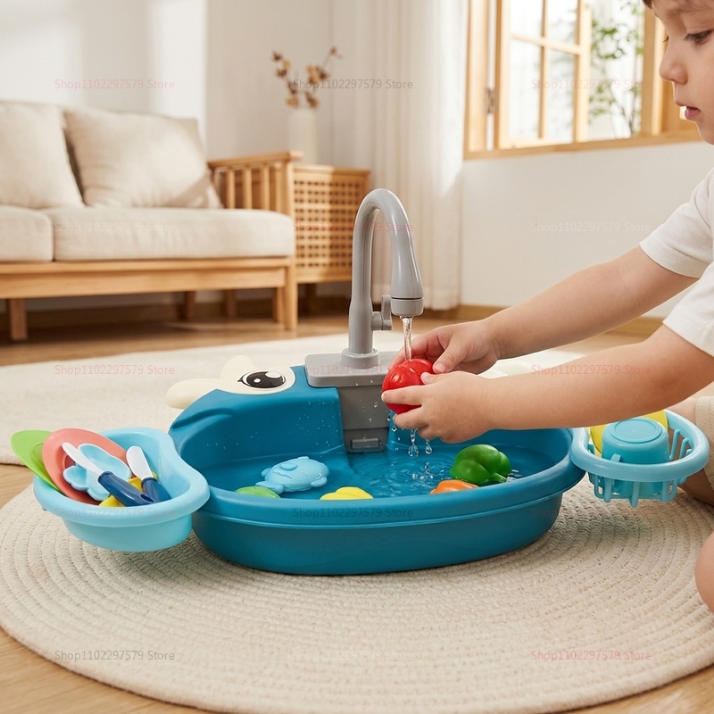 Kids Electric Play Sink Toy Wi - Kids Outdoor Kitchen Set ulasan dan harga