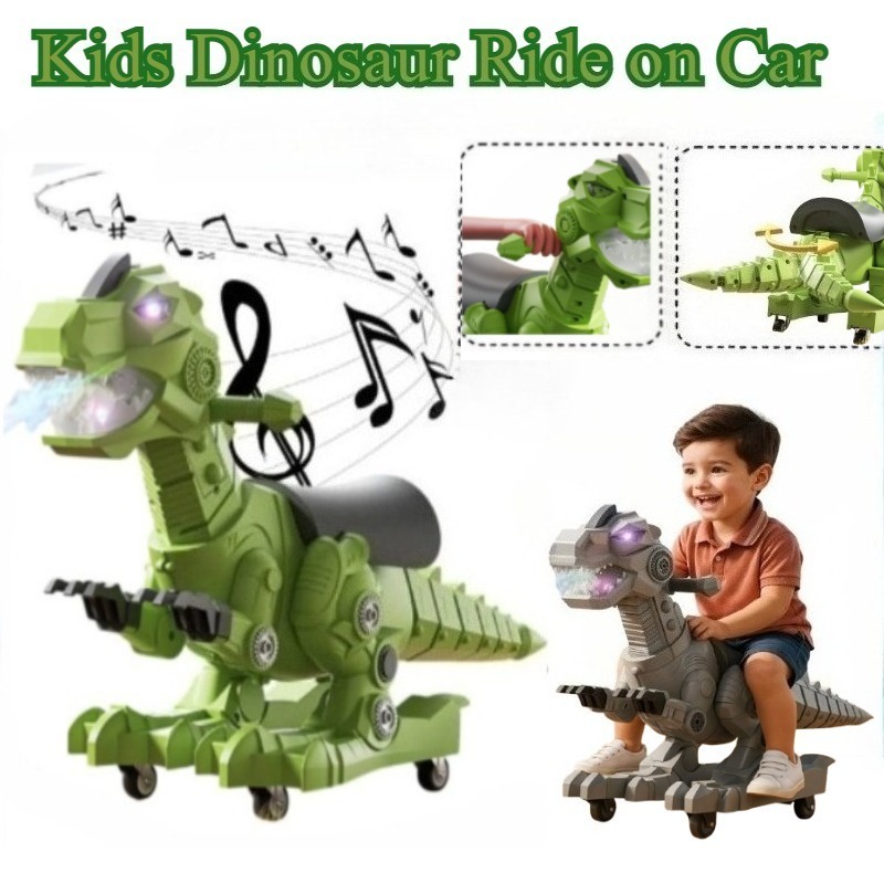 Dinosaur Ride on Toys Toddler  - Kids Outdoor Adventure ulasan dan harga