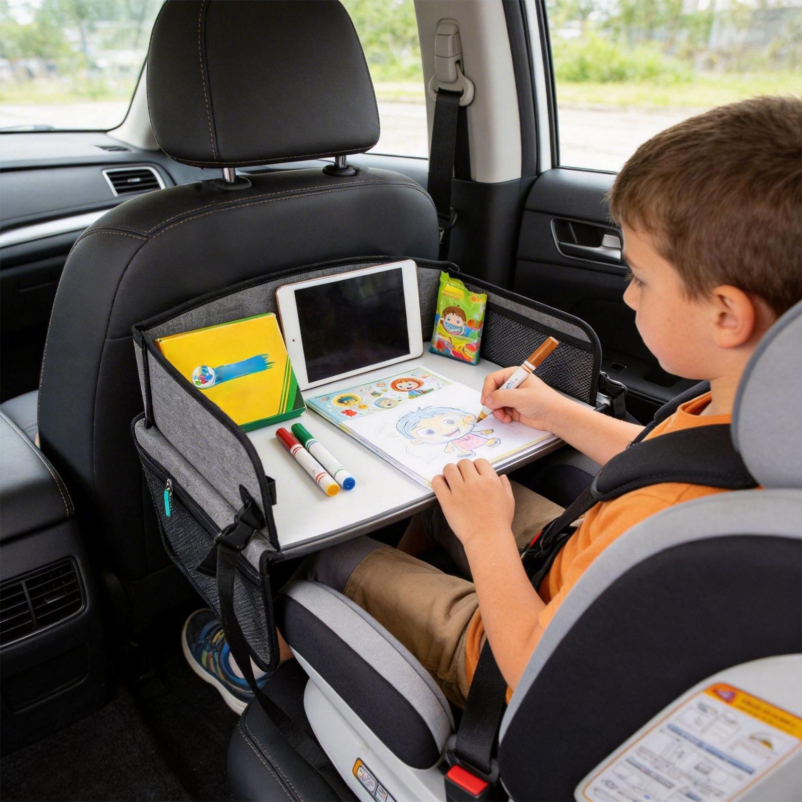 Kids Travel Tray With Pocket F - Kids Outdoor Car ulasan dan harga