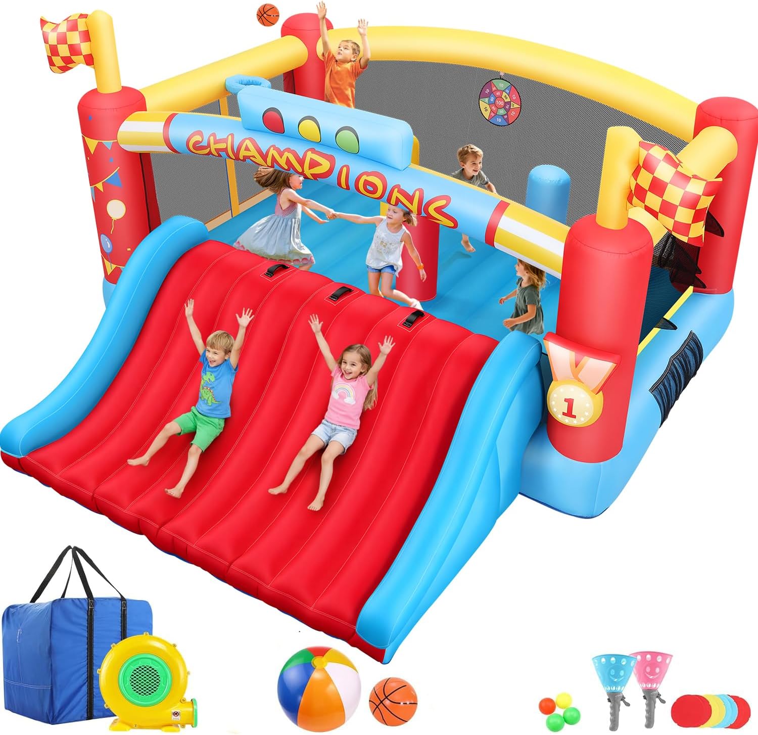 13FT Big Inflatable Bounce Hou - Kids Outdoor Games ulasan dan harga