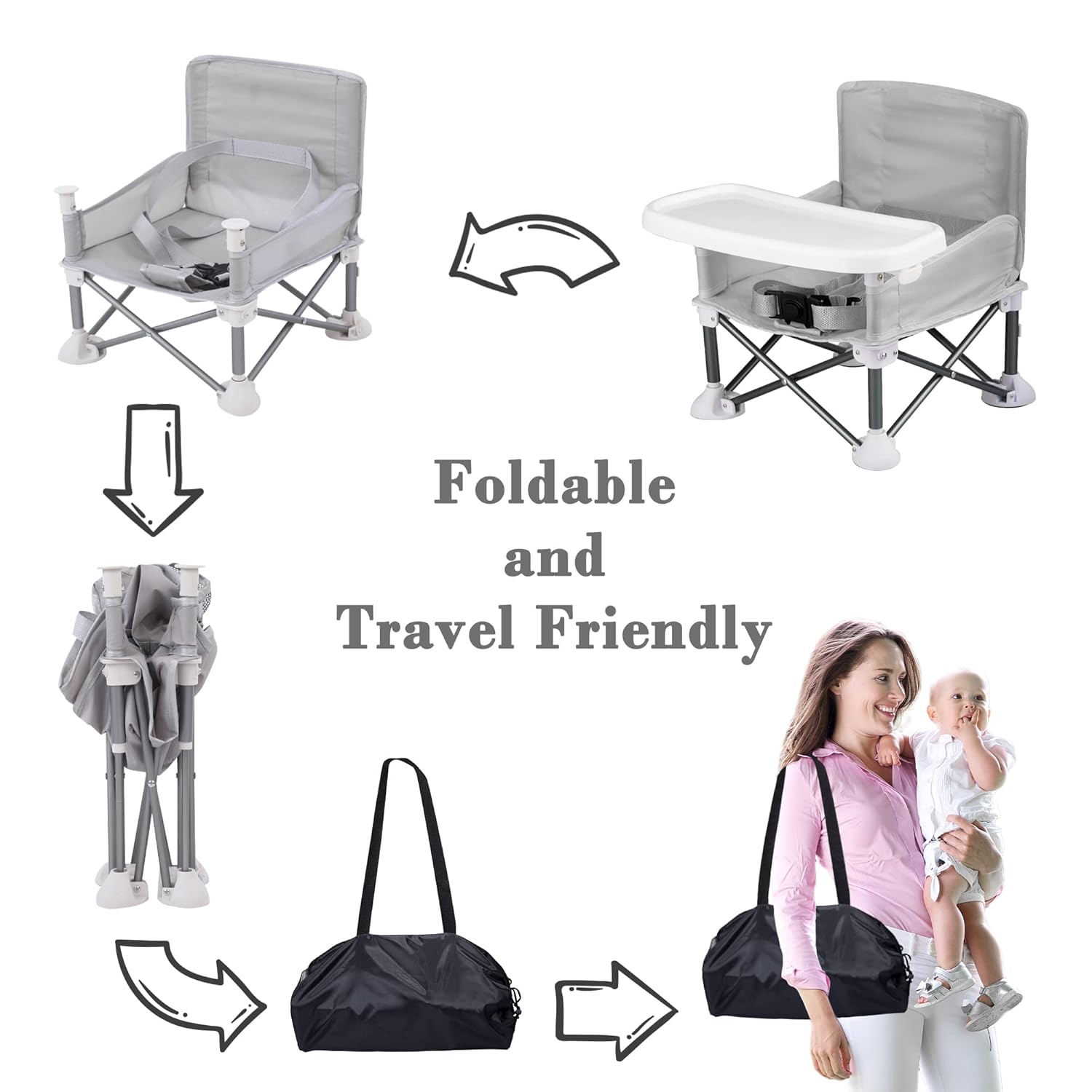 Folding Chair Baby Camping Cha - Kids Outdoor Table And Chairs ulasan dan harga