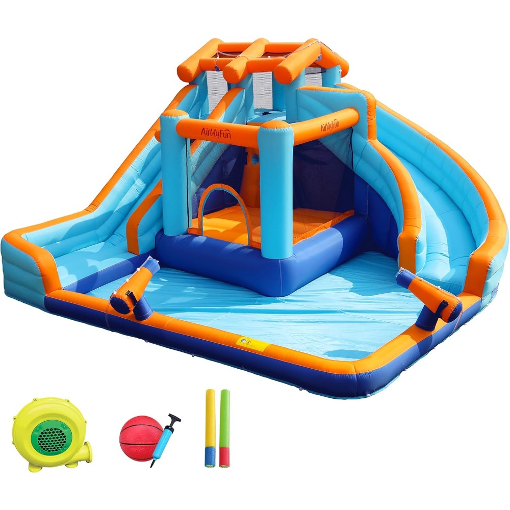 Large Water Slide Bounce House - Kids Outdoor House ulasan dan harga