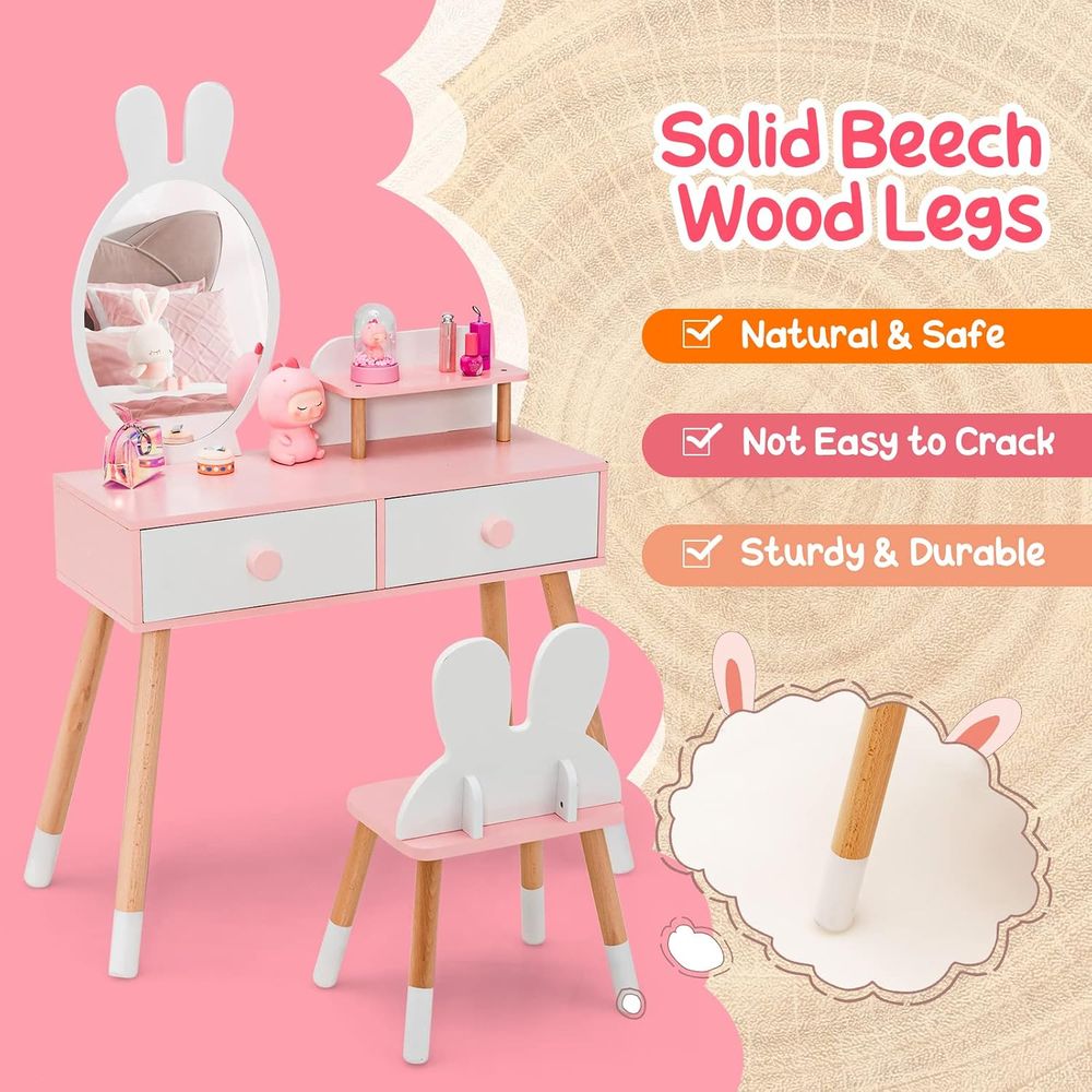 Kids Vanity Set, Girls Vanity  - Kids Outdoor Table And Chairs ulasan dan harga