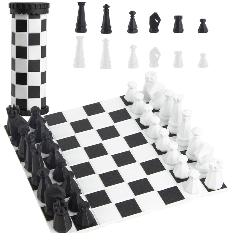 2 in 1 Portable Chess Game Set - Kids Outdoor Adventure ulasan dan harga