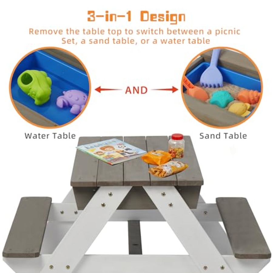 Outdoor backyard patio picnic  - Kids Outdoor Table With Umbrella ulasan dan harga