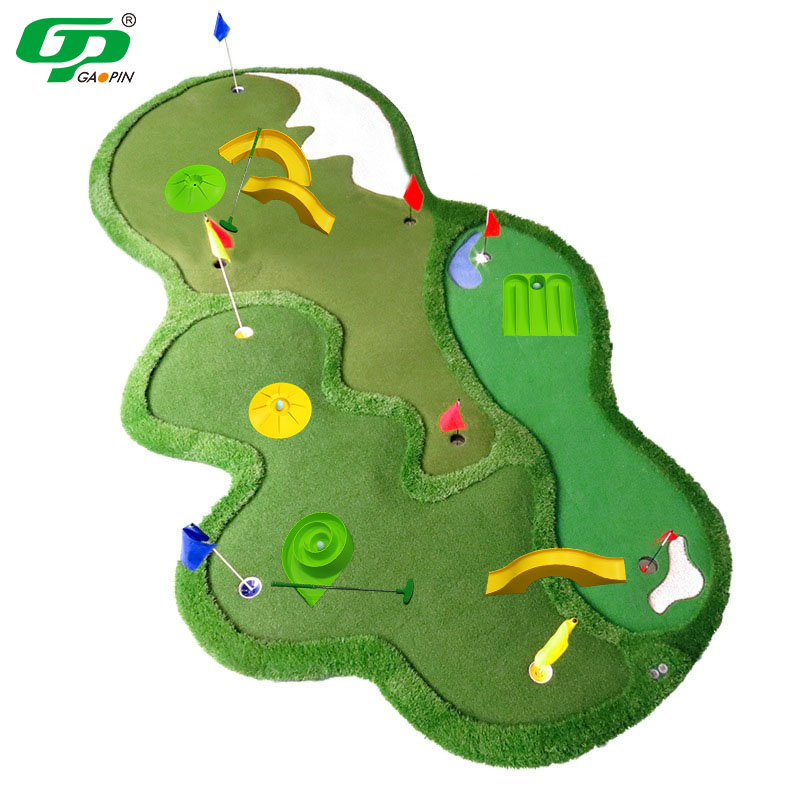 Mini Golf Course Set Indoor/Ou - Kids Outdoor Games ulasan dan harga