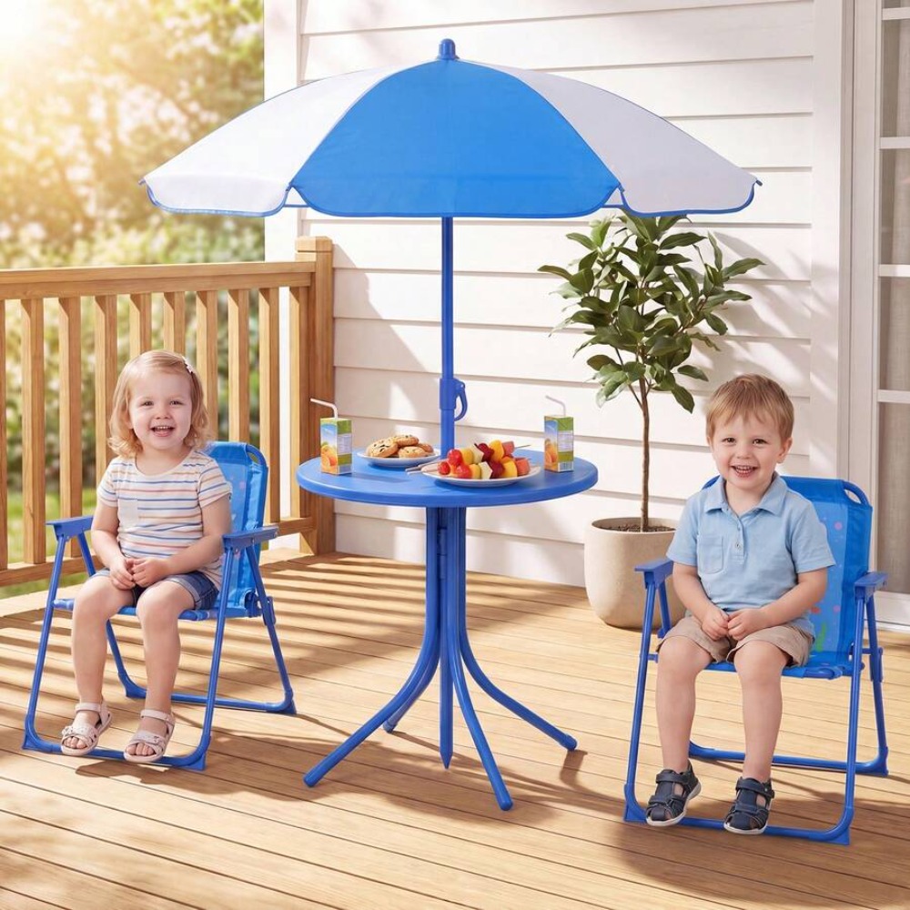 Childrens Picnic Table Outdoor - Kids Outdoor Table With Umbrella ulasan dan harga